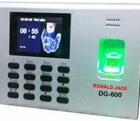 may cham cong bang van tay ronald jack dg 600