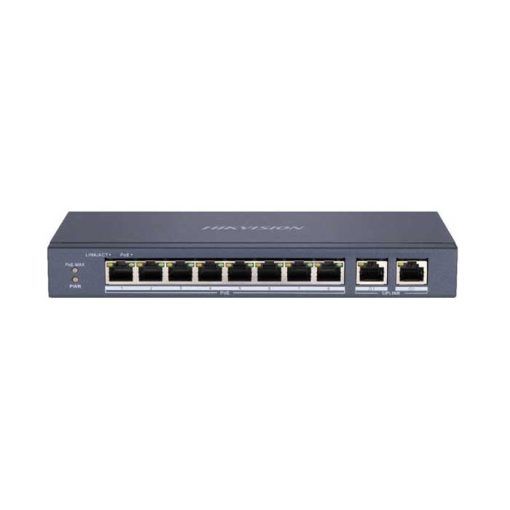 switch mang 8 cong poe hikvision ds 3e0310p e m