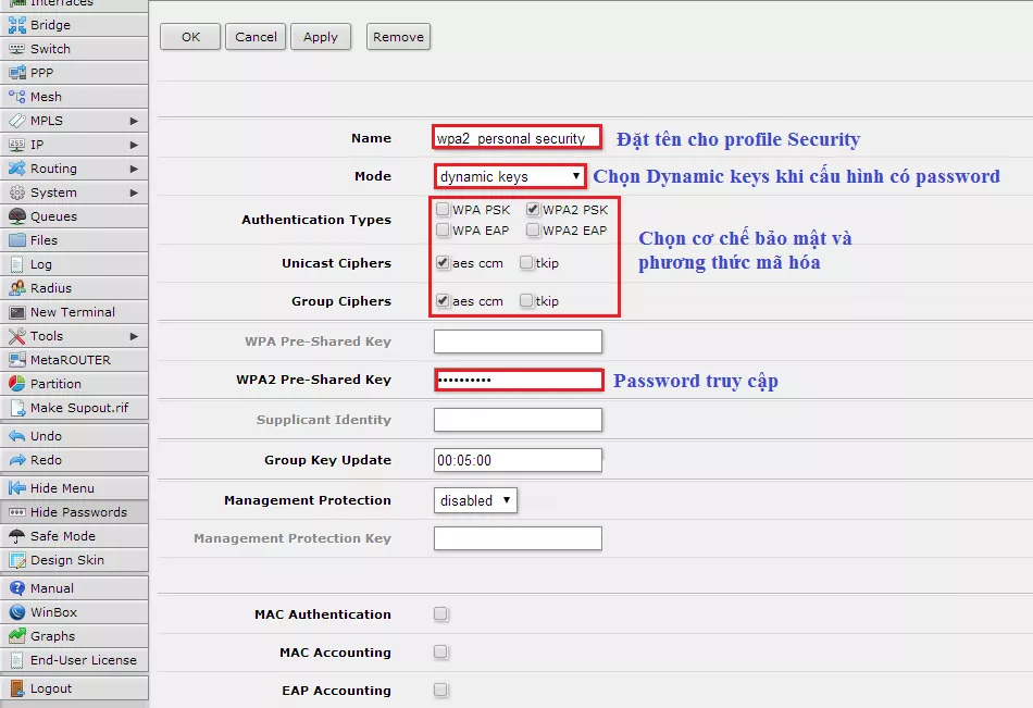 huong dan cau hinh wifi mikrotik 2